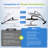Certified High Pressure 13-inch Rainfall Shower Head/ Handheld Shower Combo with 10-setting Handheld Sprayer, 12-inch Curved adjustable curved extension arm, 71-inch Stainless Steel Shower Hose, Oil Rubbed Bronze-113079812