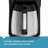 Black+Decker 96 oz Black/Silver Coffee Maker