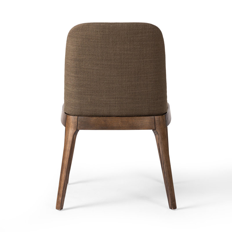 Konegan Armless Dining Chair-Gibson Wheat, Green/Dark Brown