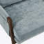 Kelly Mid-Century Modern Velvet Armchair, Blue