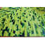 Area Cowhide Abstract Area Rug in Green-338544830