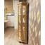Infinity Lighted Curio Cabinet-470874835