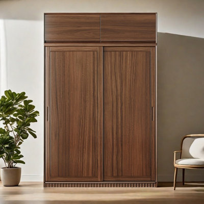 American style simple retro bedroom wardrobe