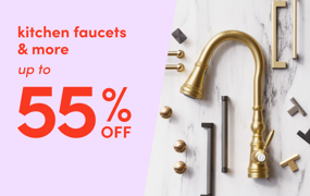 kitchen faucets & more on clearance