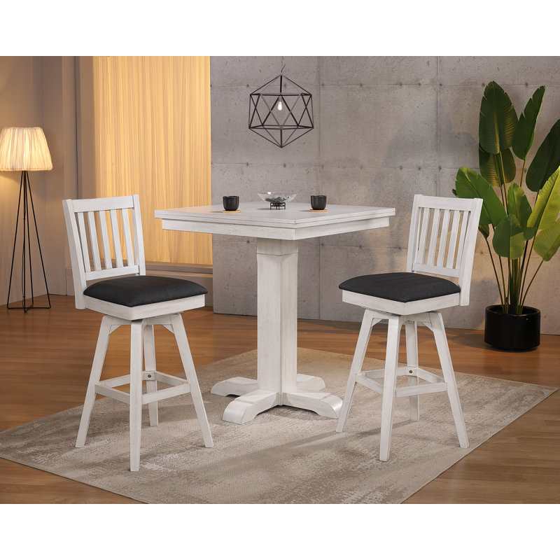 Tabouret de bar rotatif 24 po Noam, Tabouret de comptoir (siège d’une hauteur de 24