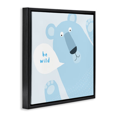«Blue Be Wild Bear», art mural par Carla Daly