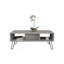 Table basse Vassel, pieds en épingle à cheveux, deux tablettes-725148811