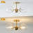 Tranecia Glass Semi Flush Mount