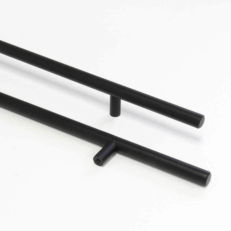 Poignée barre T-Bar 11,3125 po, Noir