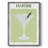Martini Framed Print - Solid Wood-2024428985