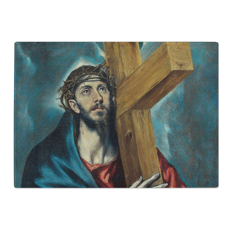 Christ Carrying the Cross by El Greco Chopping Board, 0.4cm H x 20cm W x 28.5cm L