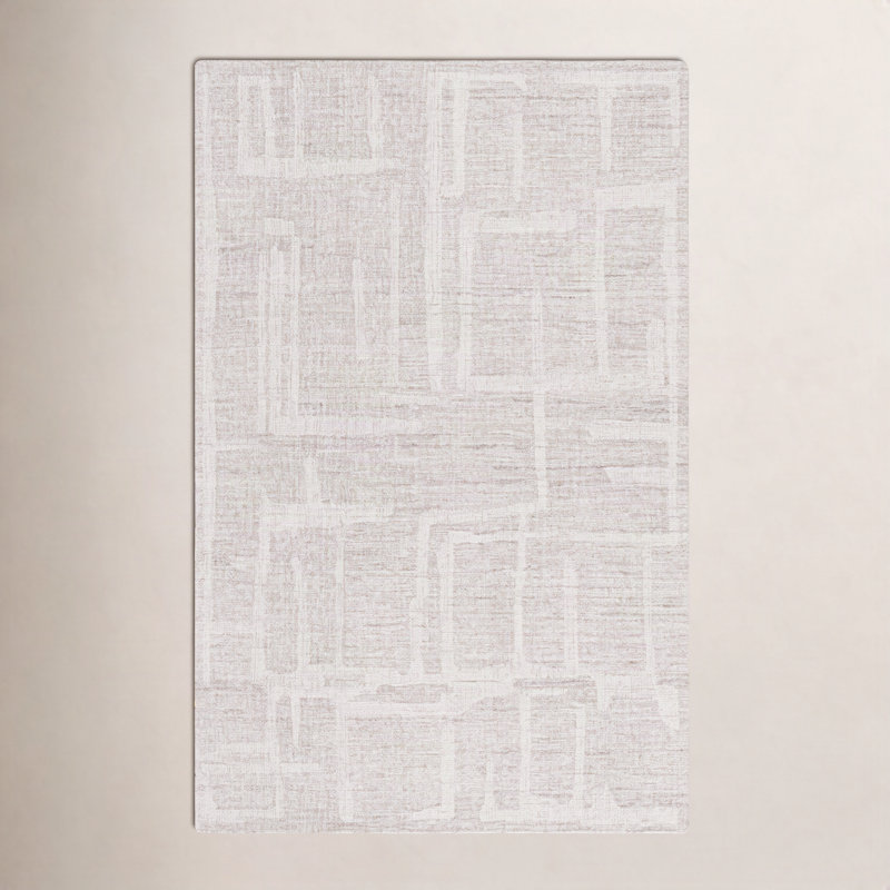 Tapis en laine touffeté à la main Galipeau, Rectangle 4pi x 6 pi