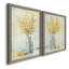 Toile jaune de qualité supérieure avec cadre jaune prêt à accrocher-124394541-124394538