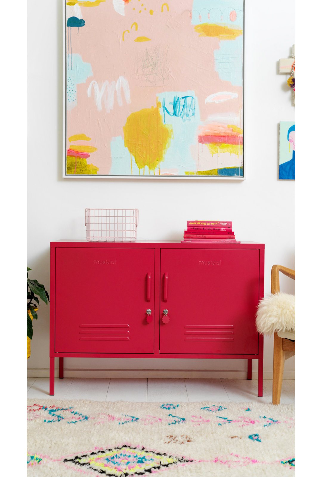 Mustard Made The Lowdown Console Locker, Poppy