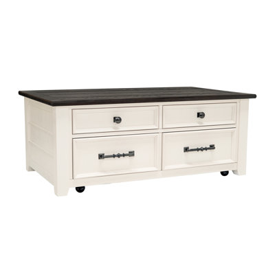 Lift Top Coffee Table With 2-Drawers