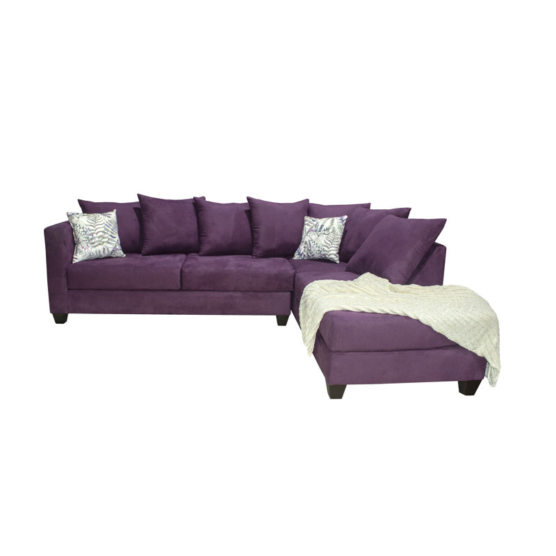 Canapé modulaire Westynn, Mélange de polyester feuilles vertes