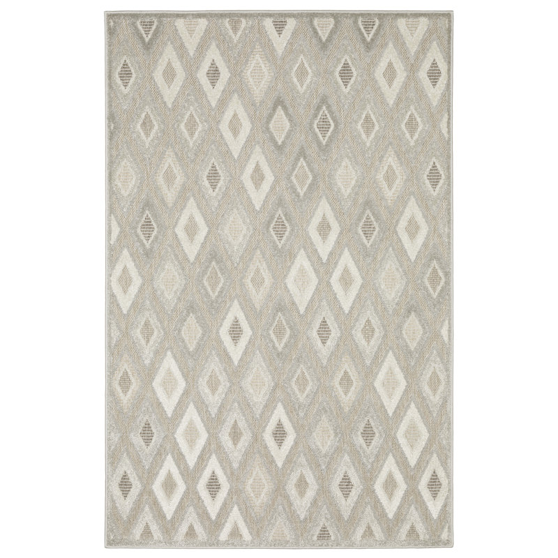 Krishi Geometric Indoor Rug, Rectangle 6'7" x 9'6"