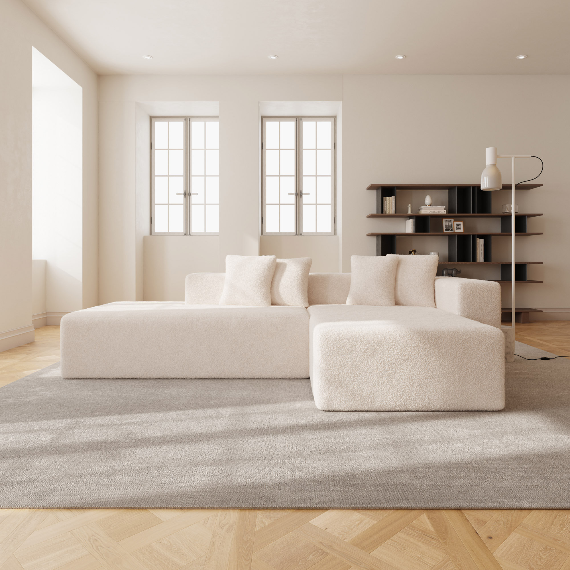 Ivy Bronx 105 quot L Shape Modern Modular Sectional Sofa With Chaise No Ivy Bronx 105 quot L Shape Modern Modular Sectional Sofa With Chaise No