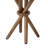 Farmhouse Round Wood End Table