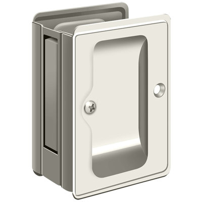 Serrure de poche Deltana SDPA325U14 HD, réglable, passage de 3 1/4 po x 2 1/4 po en nickel poli