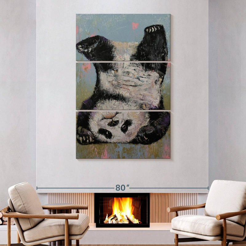 Brampt Panda Headstand, 74" H x 48" W