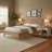 Arden Solid Wood Panel Bed - King, Light Driftwood-87732044-87732043