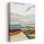 «Landscape Hues Abstract Peaceful Serene Landscape Mountain», art mural