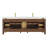 Frederica 84in. Double Bathroom Vanity in Spruce Aged Brown with Composite Stone Top and Mirror-623216459-675140536-623216471