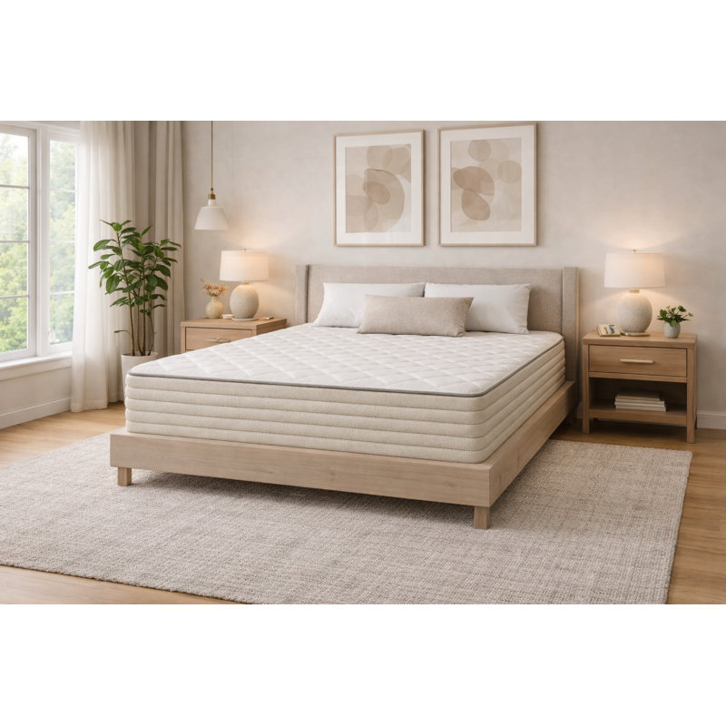 Matelas hybride à plateau-coussin ultra moelleux de 11 po Klotilde, Simple