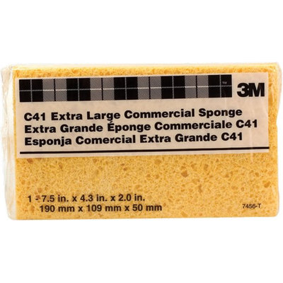 3M 7456-T 7.5" X 4.375" X 2.06" Commercial Size Sponge-1PK