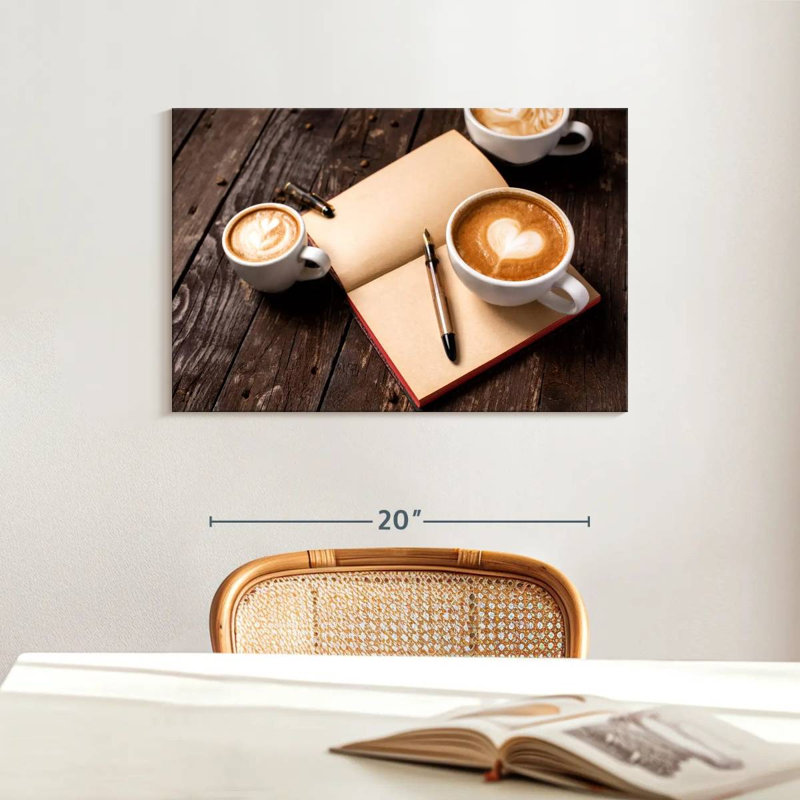 Yarlin Coffee And Diary, 16" H x 24" W