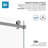 KW03 68 -72 In. W X 76 In. H Single Sliding Frameless Shower Door With 3/8 In. Clear Glass-101548247