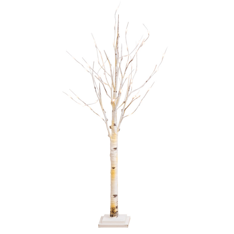 Arbre de Noël artificiel illuminé 4 pi Ilenas - support inclus