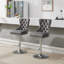 Tabourets de bar pivotants en velours Anley-115169308
