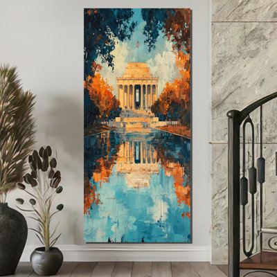 Lincoln Reflections Of Freedom III - Lincoln Wall, art mural pour le salon