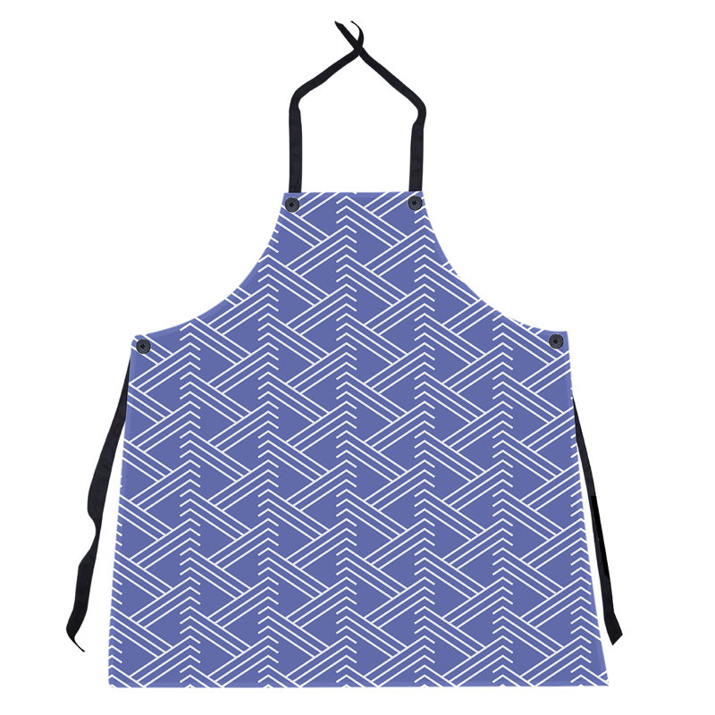 Jordao Bib Apron, Blue/White