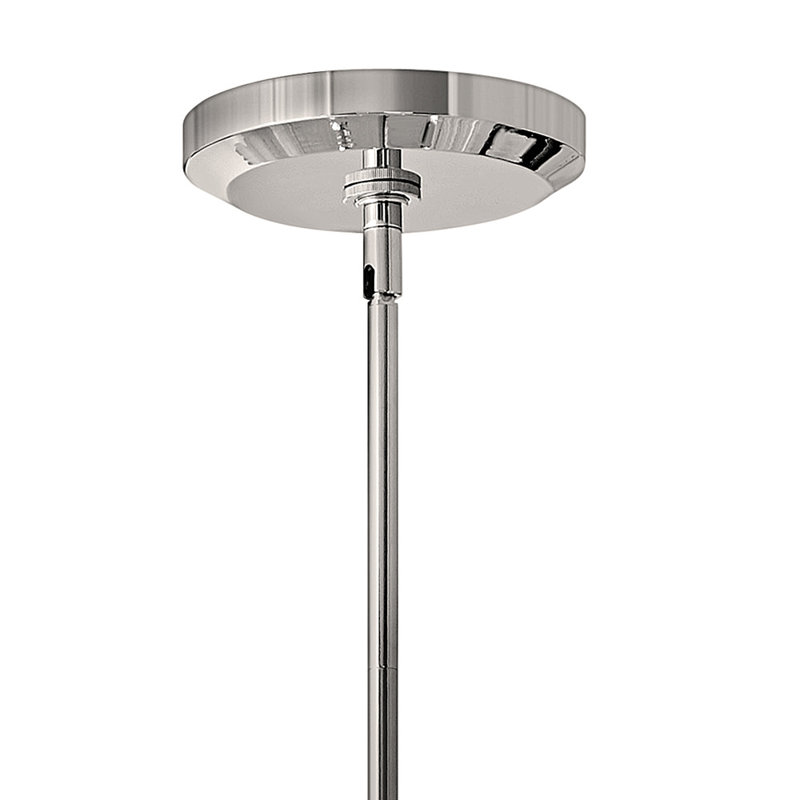 Luca 7 - Light Chandelier, Natural/White, Chrome