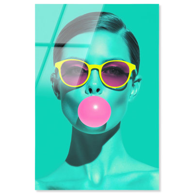 Art mural Bubblegum Pop, impression sur toile par Art Remedy, prêt à accrocher, 20 x 30