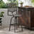 CAST ALUMINUM BAR STOOL