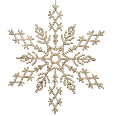 Glitter Snowflake Ornament