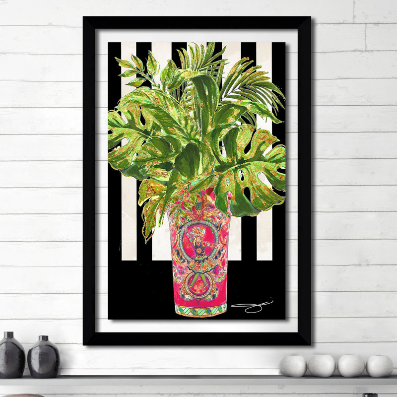 «Tropical Pink 1», reproduction d'impression, H 51,5 po x l 35,5 po x P 0,75 po, H 27,5 po x l 21,5 po x P 0,75 po