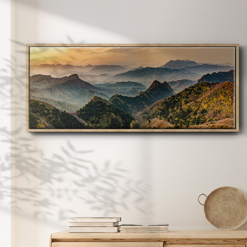 Jinshanling Mountains- Framed Canvas