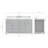 Abbate 60" Single Bathroom Vanity with Carrara White Marble Top-85364018-121645826