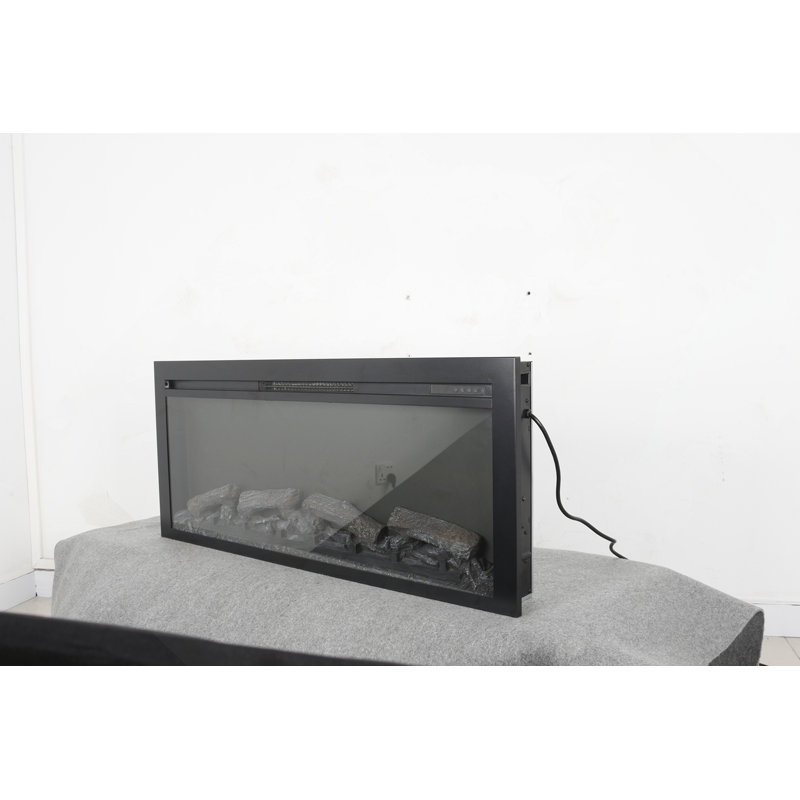 44"Wall Recessed Electric Fireplace With Remote