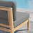 Modway Clearwater Outdoor Patio Teak Wood Armless Chair-847713355