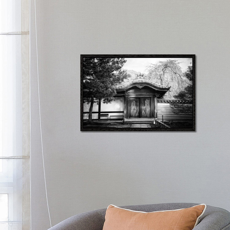 Temple Gates by Philippe Hugonnard - Gallery-Wrapped Canvas Giclée on Canvas, Black Floater Framed, 66.04 cm H x 45.72 cm W