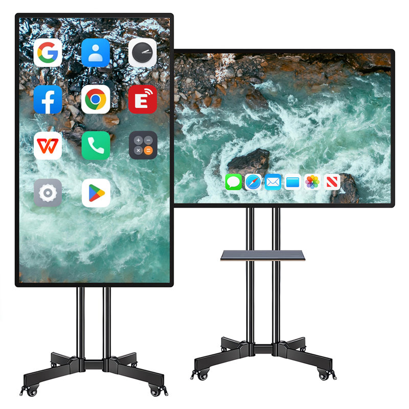 JYXCN Tableau blanc intelligent à écran tactile 4K 49K pour réunions, bureau et salon