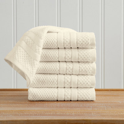 100% Cotton Checkered Bath Towel Set