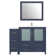 Arroyos 48'' Single Bathroom Vanity with Ceramic Top with Mirror
