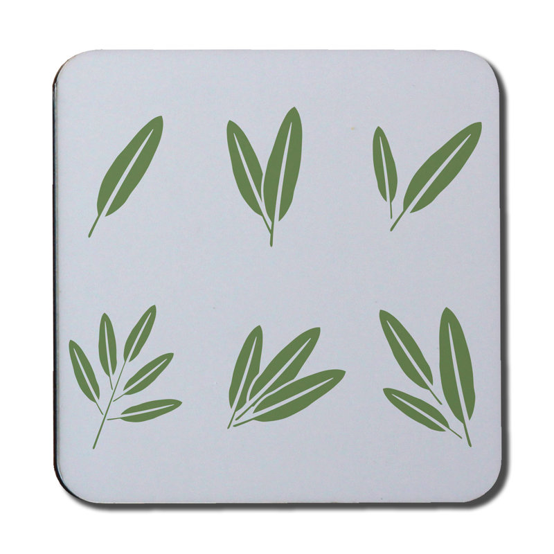 Square 6 Piece Coaster Set